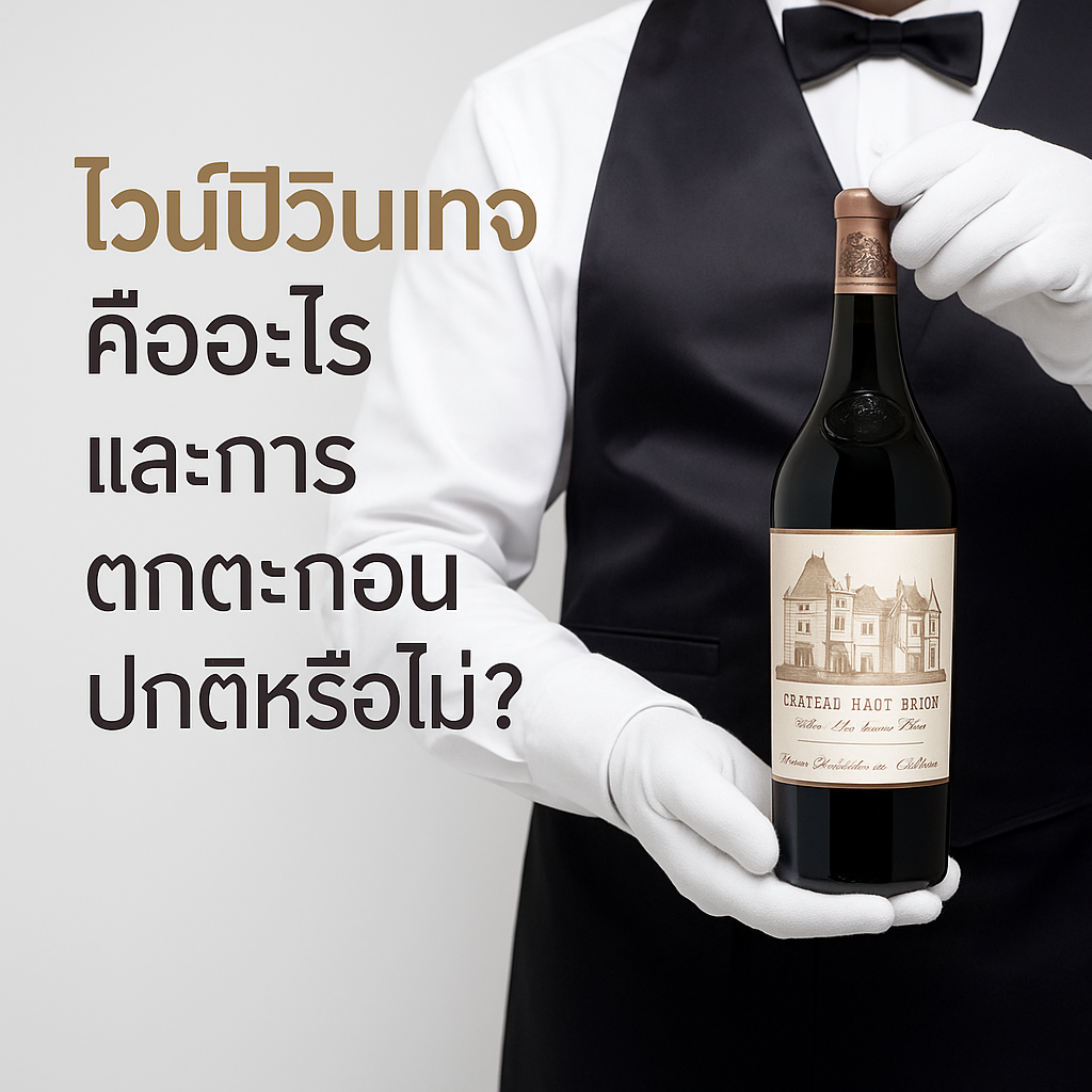 ไวน์ปีวินเทจคืออะไรและการตกตะกอนปกติหรือไม่?