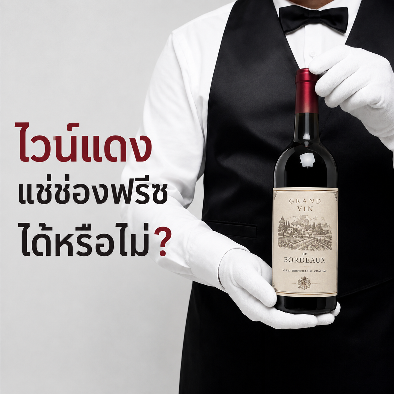 ไวน์แดงแช่ช่องฟรีซได้หรือไม่?