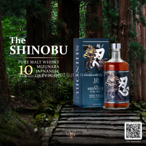 SHINOBU 10 YEARS OLD PURE MALT WHISKY MIZUNARA OAK FINISH