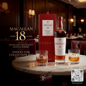 THE MACALLAN SHERRY OAK CASK 18 YEARS OLD