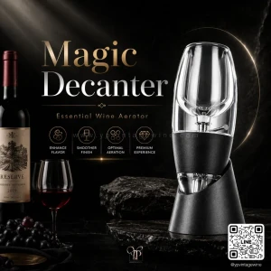 MAGIC DECANTER AERATING POURER ดีแคนเตอร์ เครื่องช่วยไวน์หายใจ